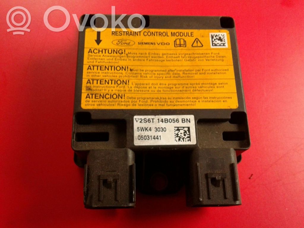 Ford Fiesta Module de contrôle airbag 