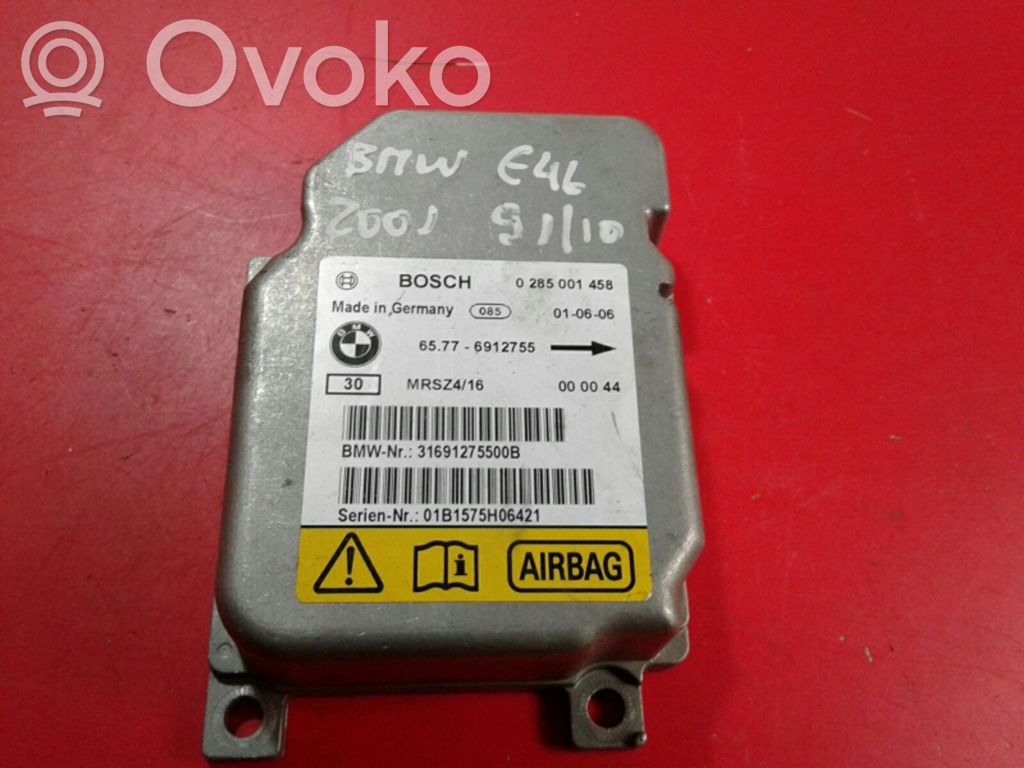 BMW 3 E46 Airbag control unit/module 