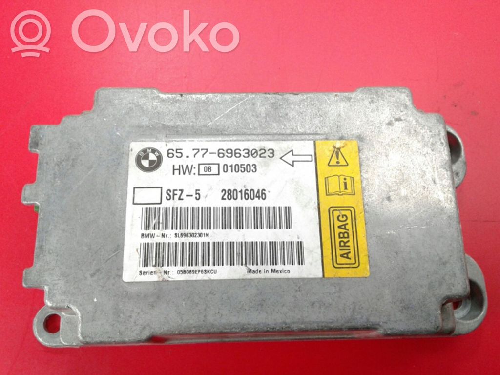 BMW 6 E63 E64 Module de contrôle airbag 