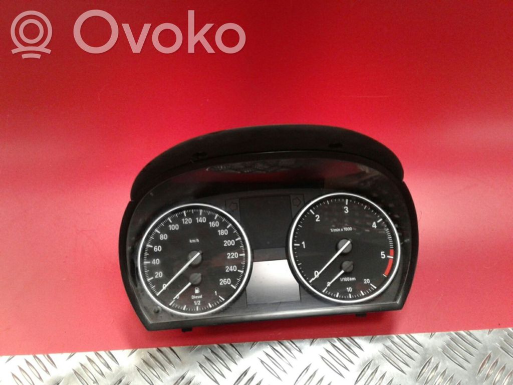 BMW 3 E90 E91 Speedometer (instrument cluster) 