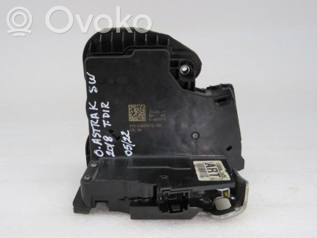 Opel Astra K Zamek drzwi tylnych 