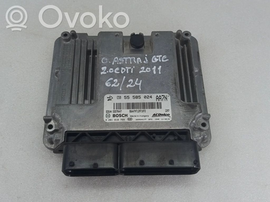 Engine control unit/module   E5955585024,55579447