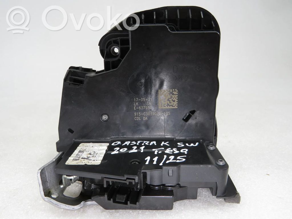 Opel Astra K Rear door lock 