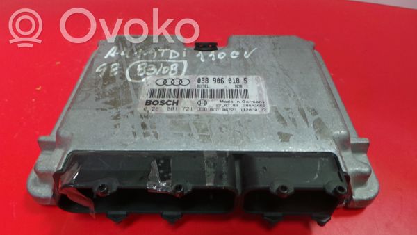 Engine control unit/module   038,018,0281001721,08,83,906,BOSCH