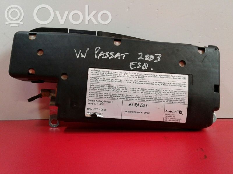 Volkswagen PASSAT B5.5 Airbag del asiento 