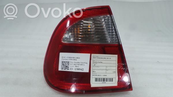 Seat Cordoba (6K) Tailgate rear/tail lights 