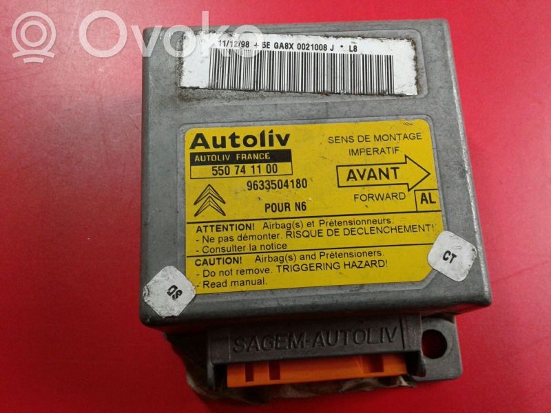 Airbag control unit/module   9633504180