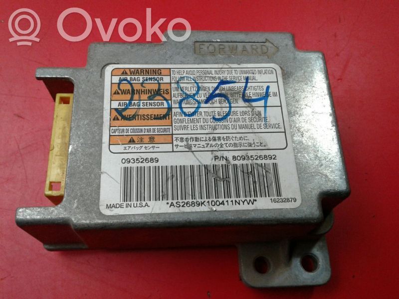 Airbag control unit/module   8093526892