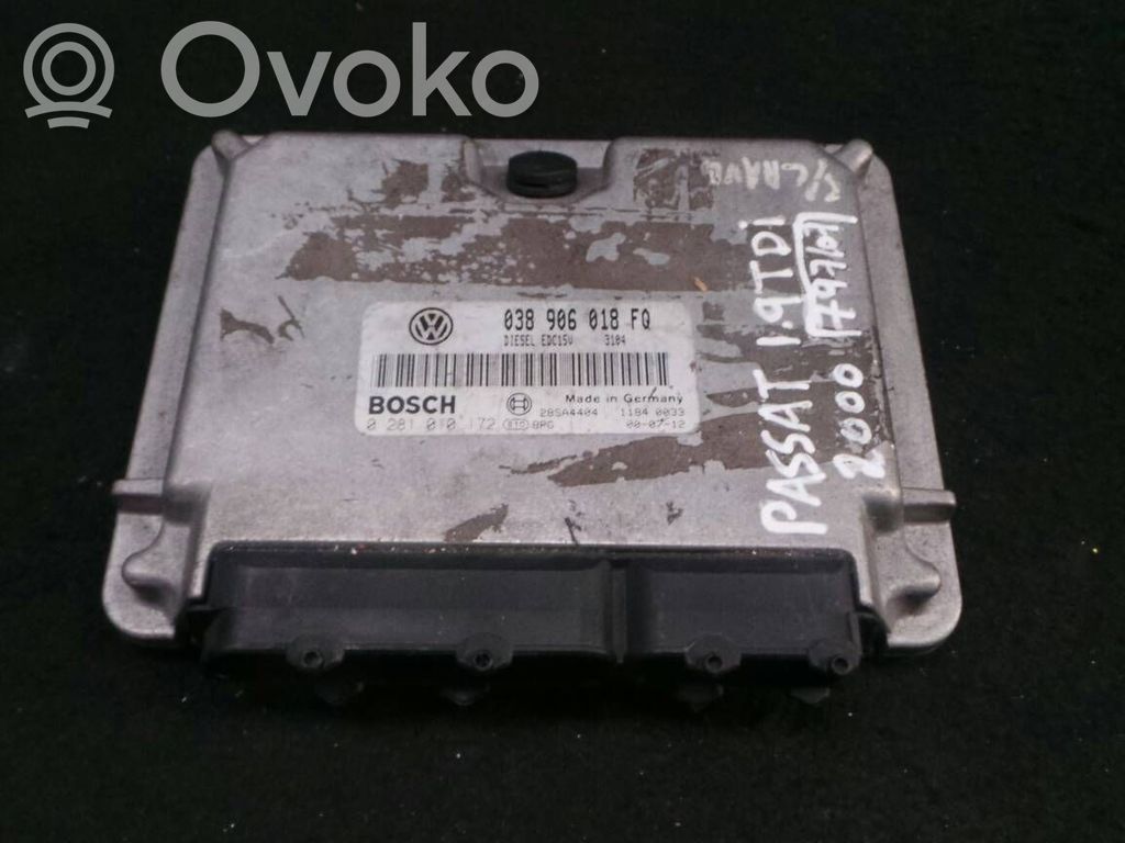 Volkswagen PASSAT B5 Engine control unit/module 