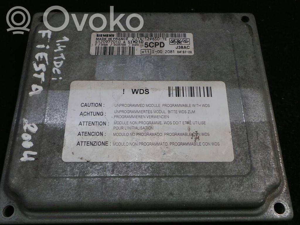 Ford Fiesta Engine control unit/module 