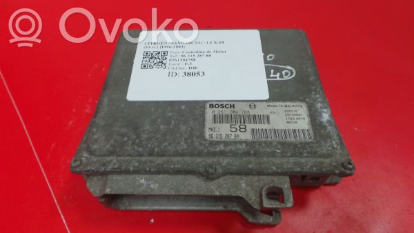 Engine control unit/module   HDZ,TU1M,0261204788,38053,9631528780,BOSCH
