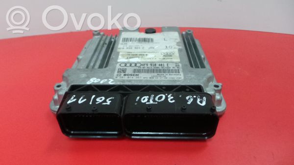 Audi A6 S6 C6 4F Unidad de control/módulo del motor 