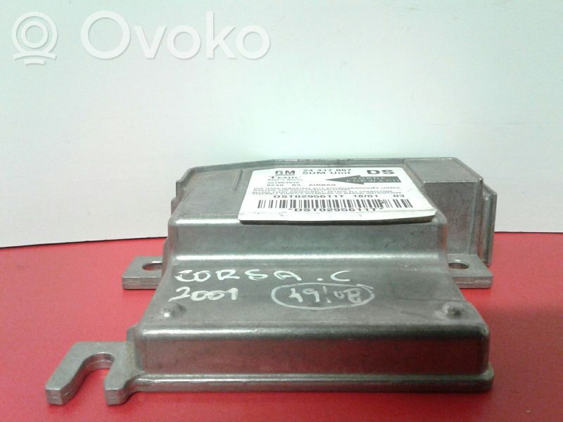 Opel Corsa C Oro pagalvių valdymo blokas 