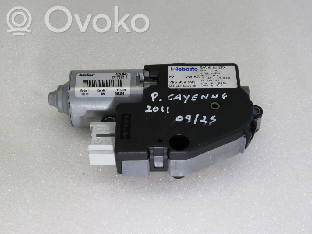 Motor de techo plegable   7P5959591,1726532D