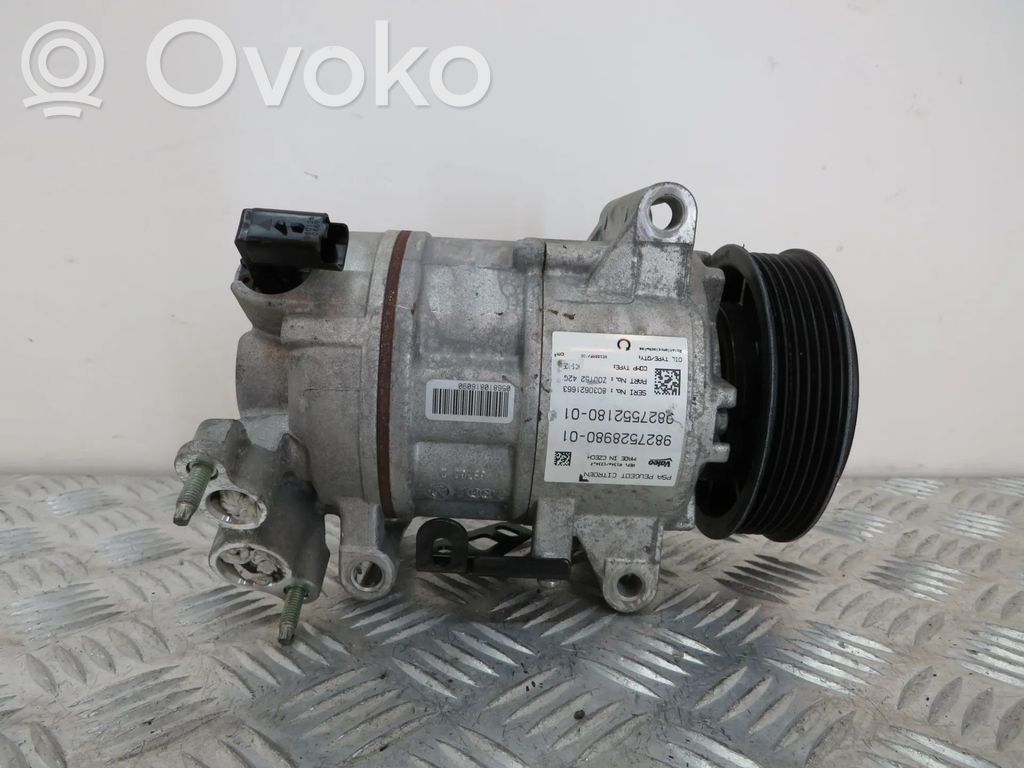 Peugeot 308 Air conditioning (A/C) compressor (pump) 