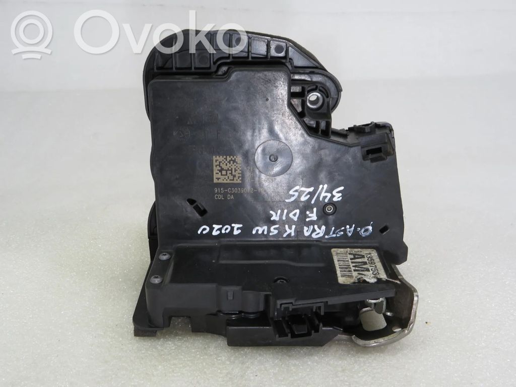 Opel Astra K Zamek drzwi przednich 