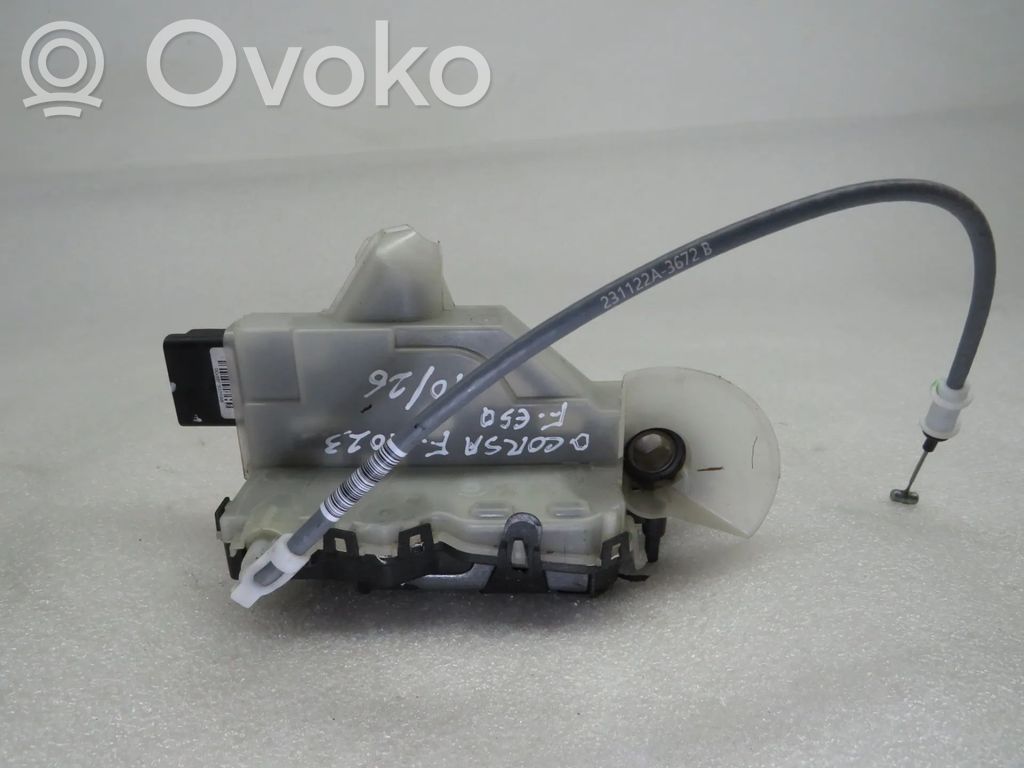 Opel Corsa F Etuoven lukko 