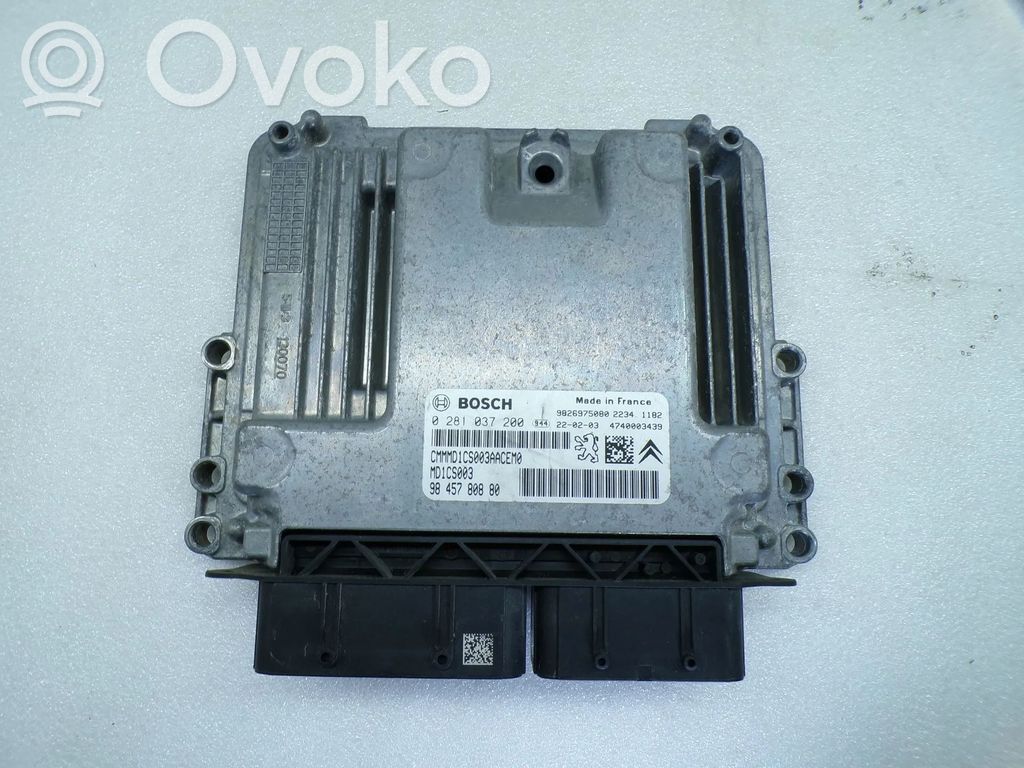 Centralina/modulo del motore   9845780880,0281037200,9826975080