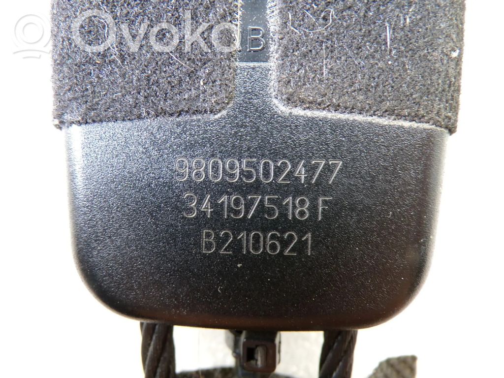 Peugeot 3008 II Hebilla del cinturón delantero