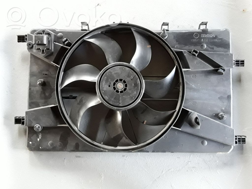 Opel Zafira C Osłona wentylatora chłodnicy 