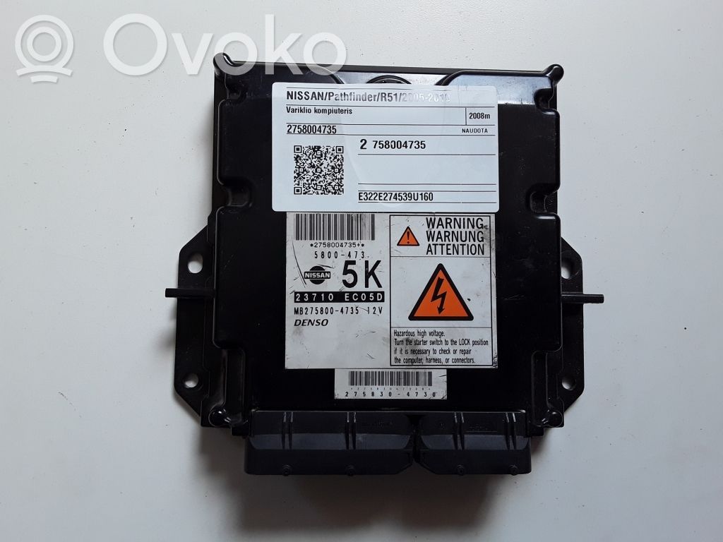 Nissan Pathfinder R51 Engine control unit/module 