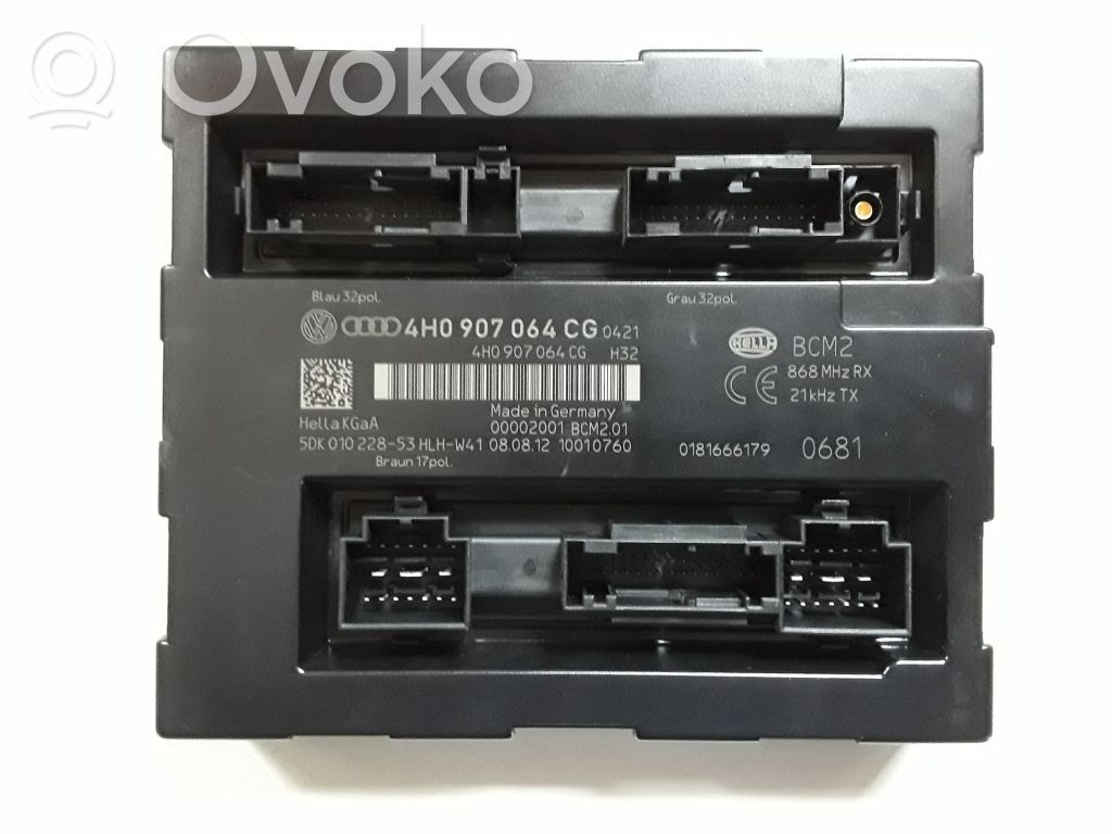 Audi A6 S6 C7 4G Mukavuusmoduuli 