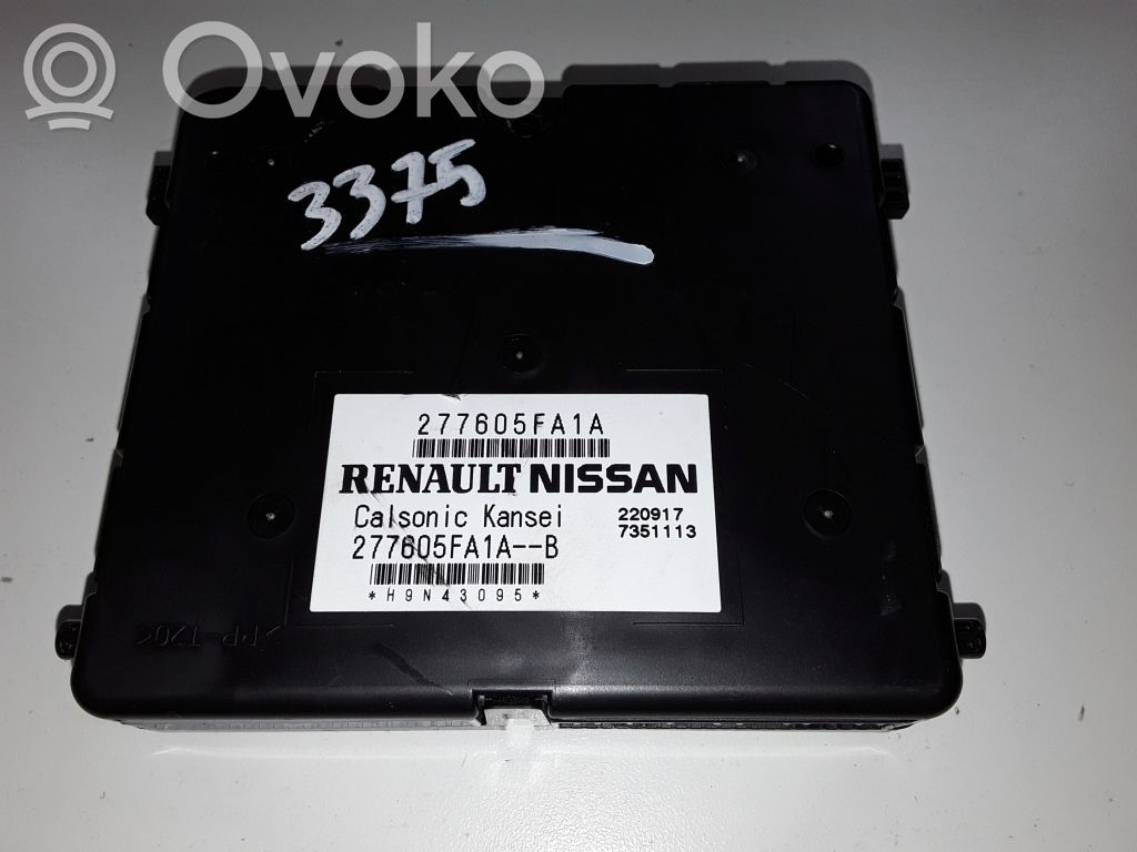 Nissan Micra K14 Air conditioning/heating control unit 