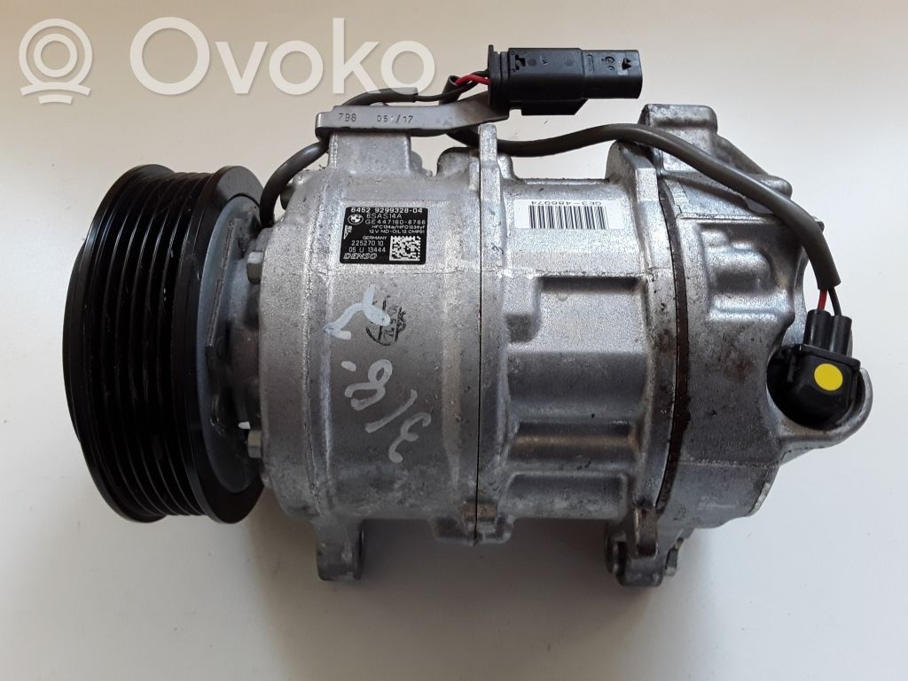 BMW 3 F30 F35 F31 Kompresor / Sprężarka klimatyzacji A/C 