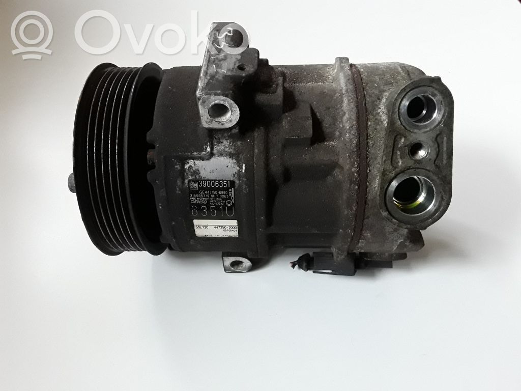 Opel Corsa E Air conditioning (A/C) compressor (pump) 