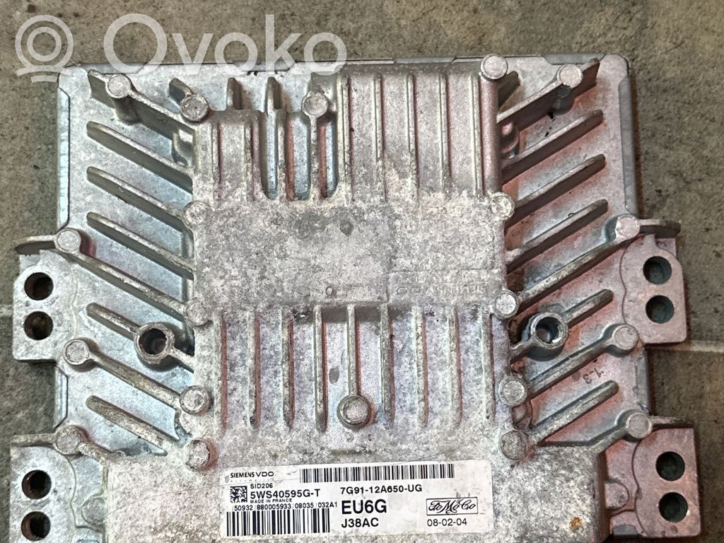 Engine control unit/module   7G9112A650UG,5WS40595GT