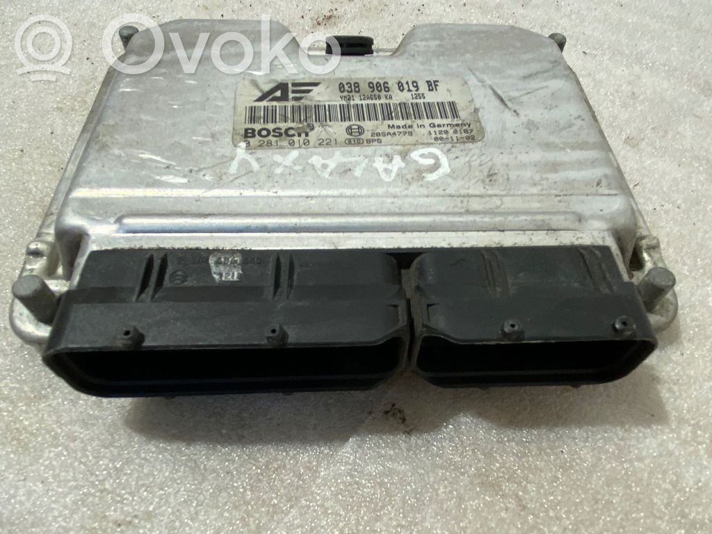 Unidad de control/módulo del motor   038906019BF,28SA4779,0281010221
