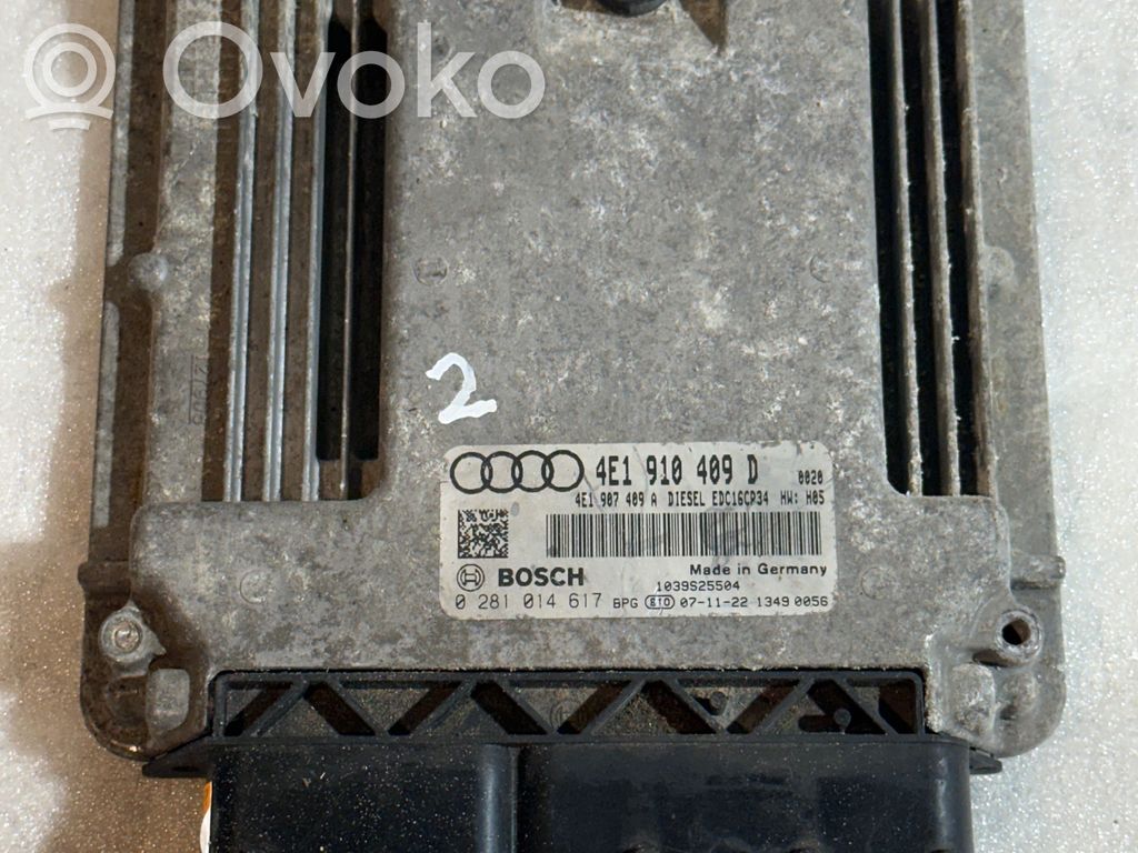Audi A8 S8 D3 4E Engine control unit/module ECU 