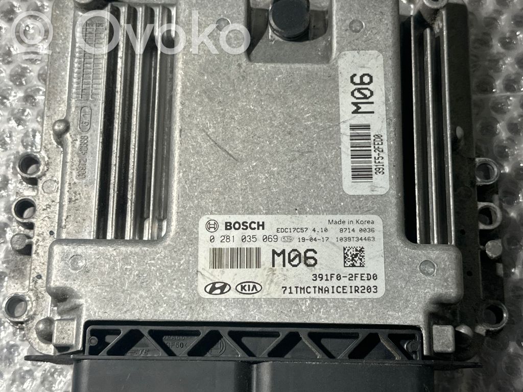 Engine control unit/module   0281035069,EDC17C57,391F02FED0