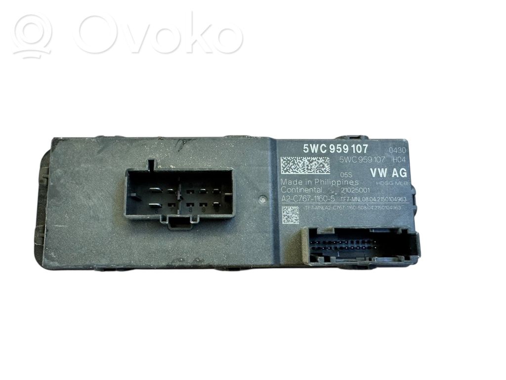 Tailgate/trunk control unit/module   5WC959107