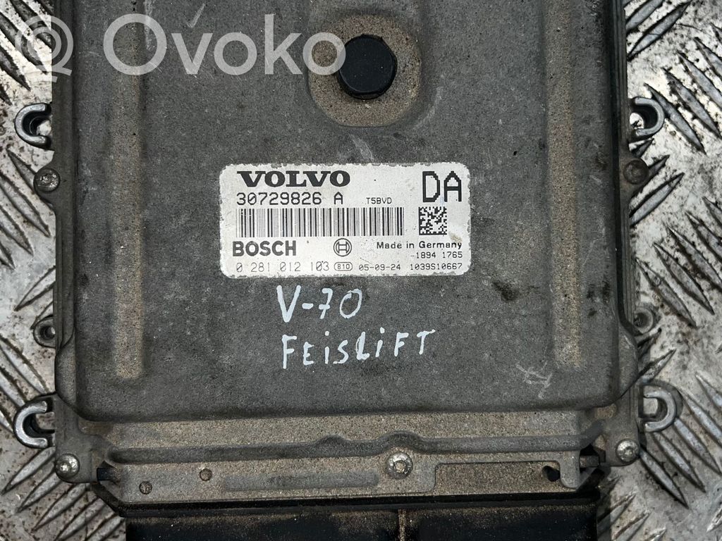 Engine control unit/module   30729826A,0281012103