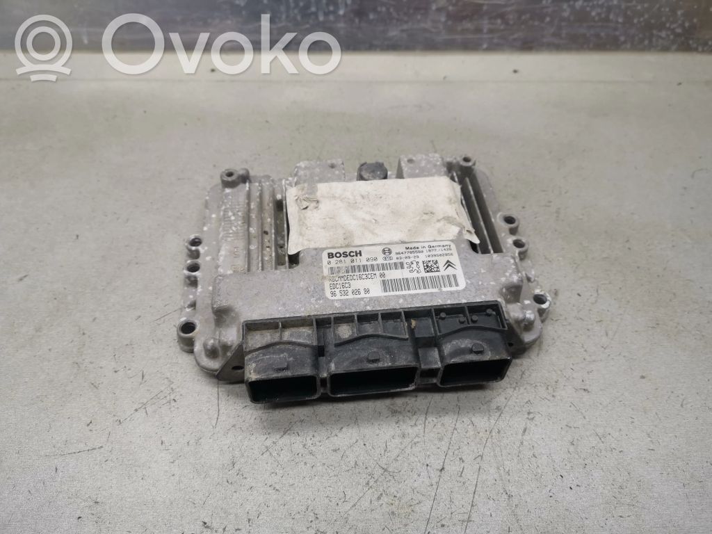 Engine control unit/module   0281011090,9653202680