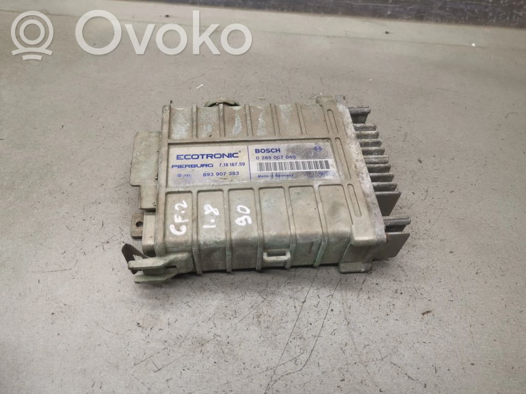 Engine control unit/module   0285007040,893907383