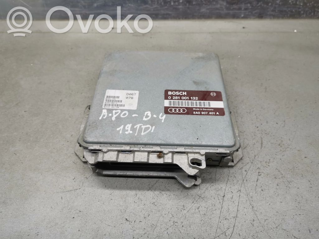 Engine control unit/module   0281001132,8A0907401A