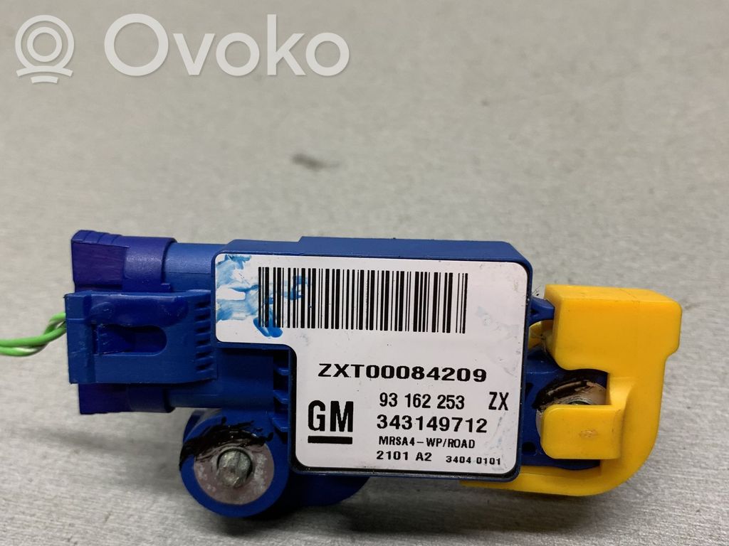 Opel Tigra B Sensor impacto/accidente para activar Airbag 