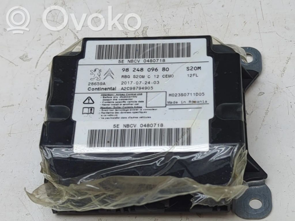 Citroen C3 Centralina/modulo airbag 
