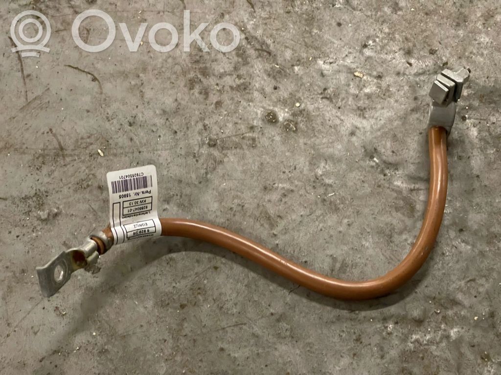 BMW X5 F15 Câble négatif masse batterie 