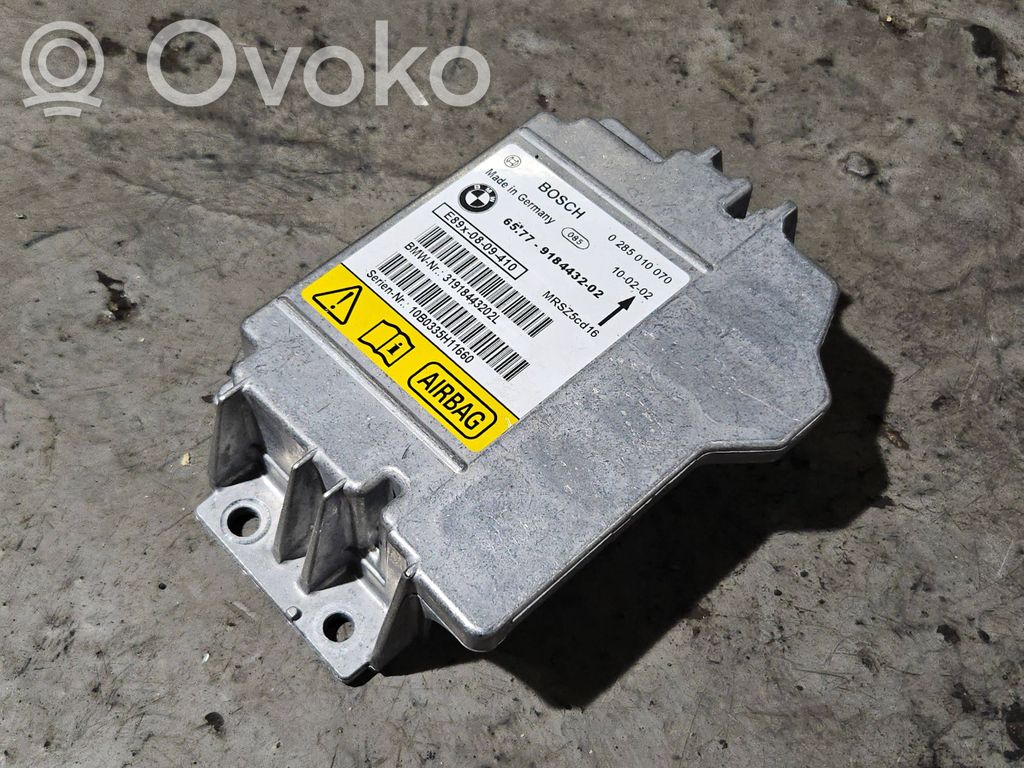 Airbag control unit/module   9184432,31918443202L,MRSZ5C016,0285010070