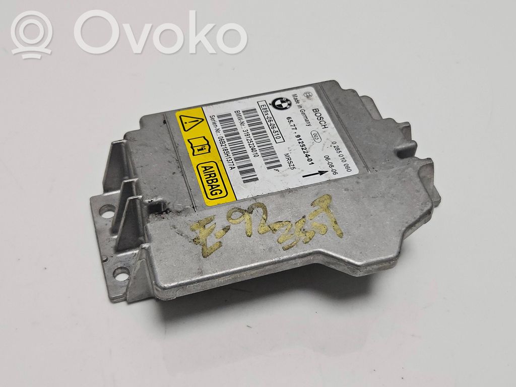 Module de contrôle airbag   9125224,0285010060,319125224010