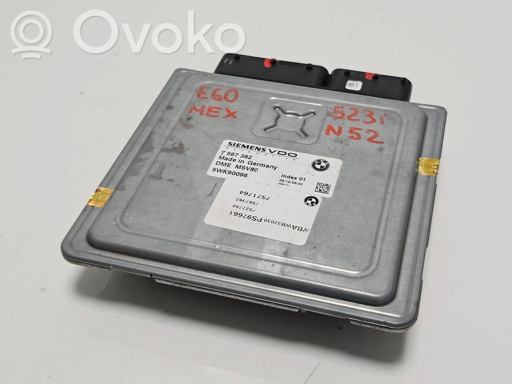 BMW 5 E60 E61 Engine control unit/module 