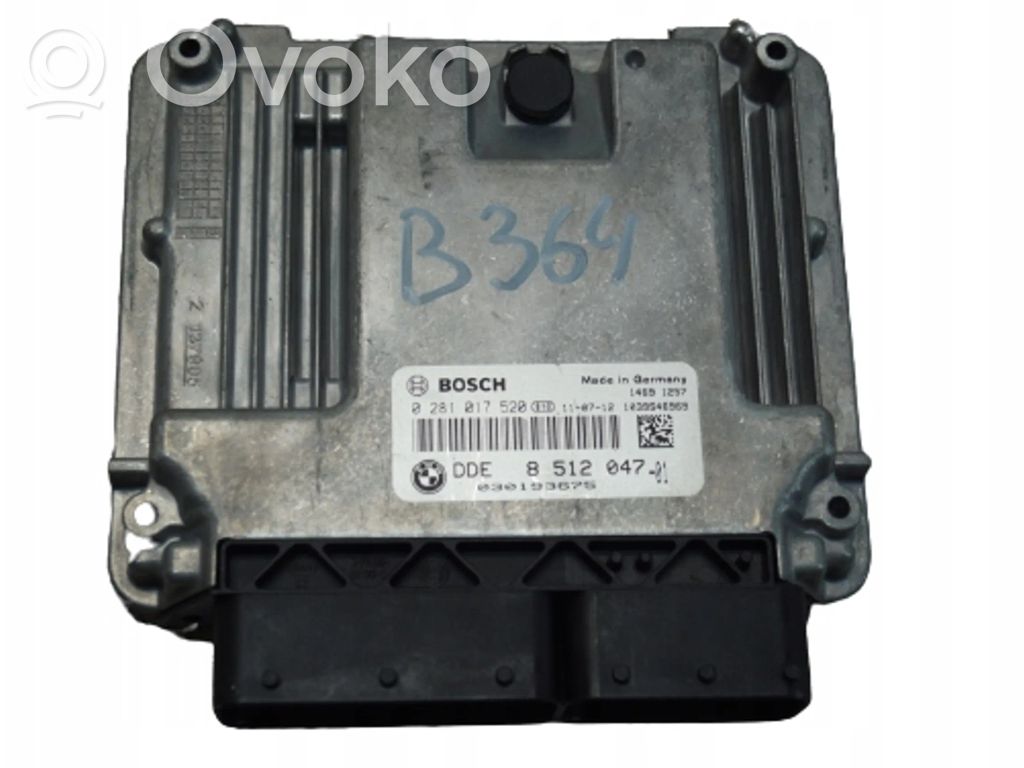 BMW 3 E92 E93 Variklio valdymo blokas 