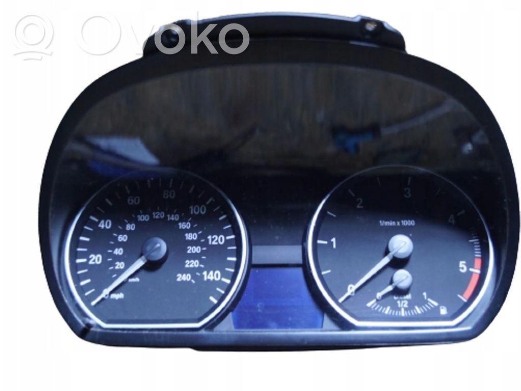 BMW 1 E81 E87 Spidometrs (instrumentu panelī) 