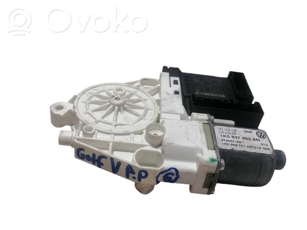 Volkswagen Golf V Silnik regulatora szyby drzwi przednich 