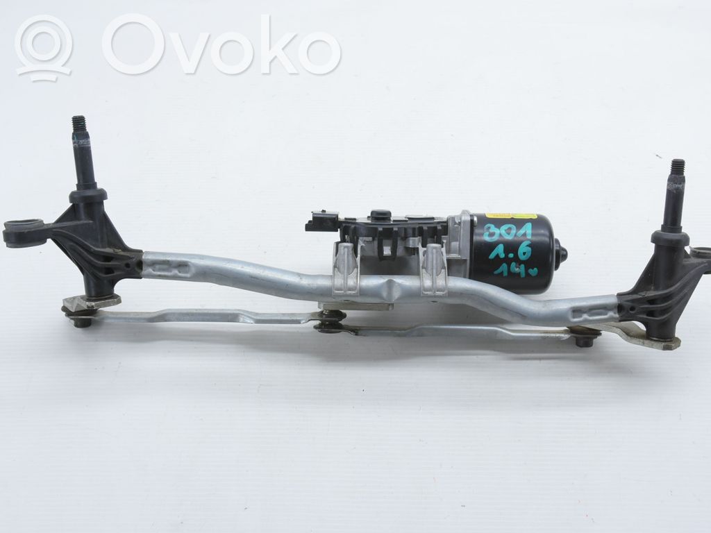 Citroen C-Elysée Front wiper linkage and motor 