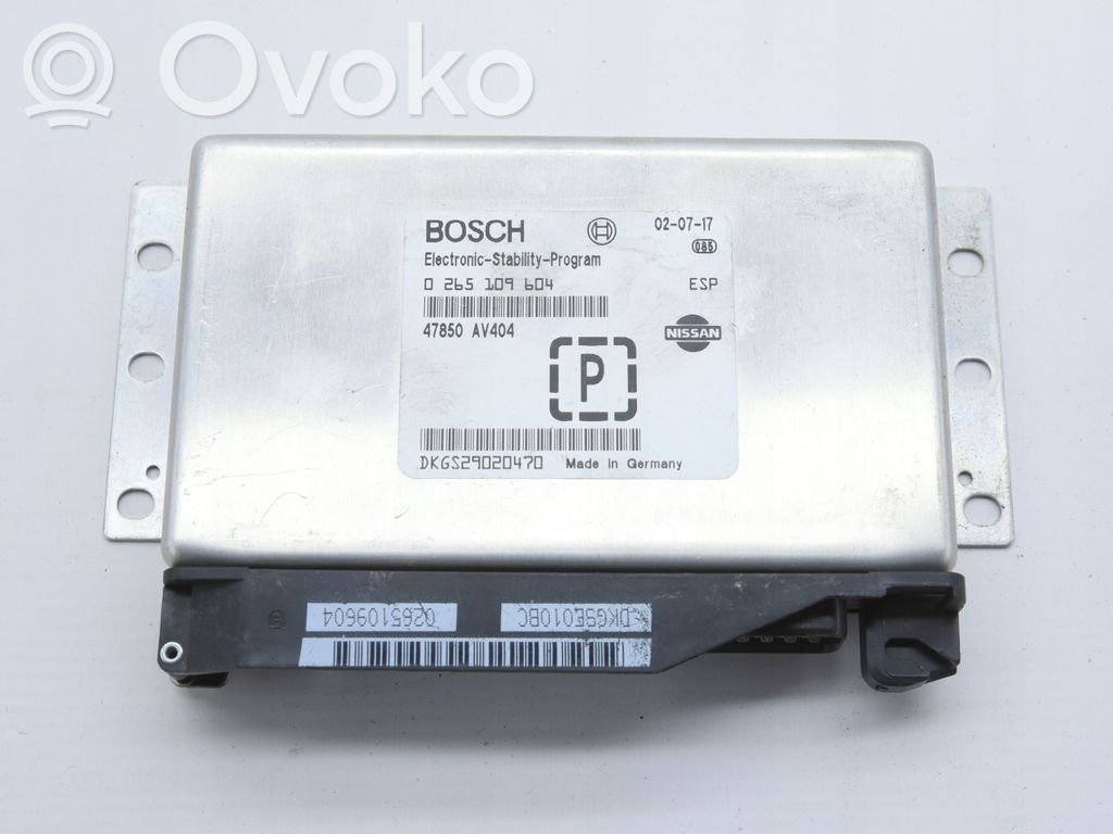 Sterownik / Moduł ECU   47850AV404,0265109604