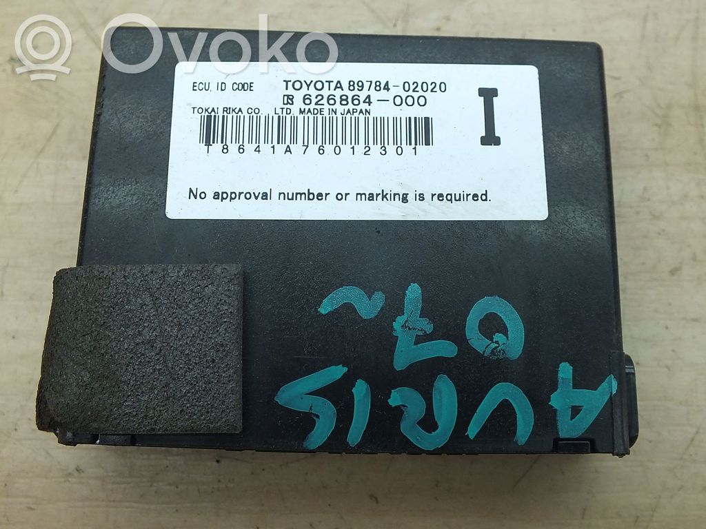 Toyota Auris 150 Inne komputery / moduły / sterowniki 